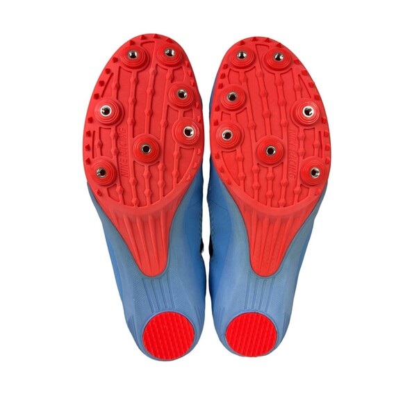 NIKE Zoom Rival M8 Track Spikes  Women's Size 12  NWOB  Blue 806559 Multi-Use - Picture 8 of 9